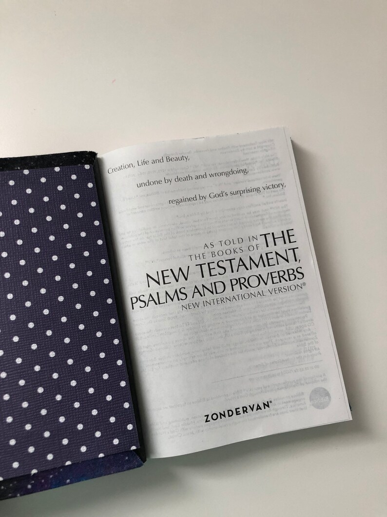 NIV Mini Bible With New Testament Psalms & Proverbs soft Etsy