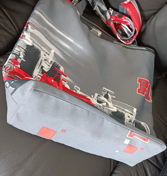 Red Ferrari Bag for Women Firm With Metal Zip Etsy
