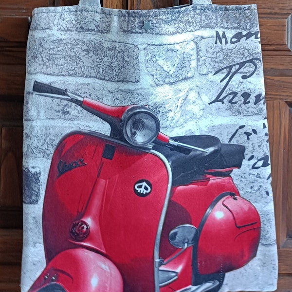 Sac à la vespa rouge