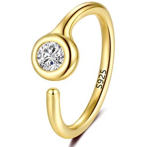 Gold Nose Ring Hoop – 20G/ 22G Small Thin Nose Ring, 6mm 7mm 8mm Dainty 14K Gold Plated 925 Sterling Silver Nose Piercing Jewelry