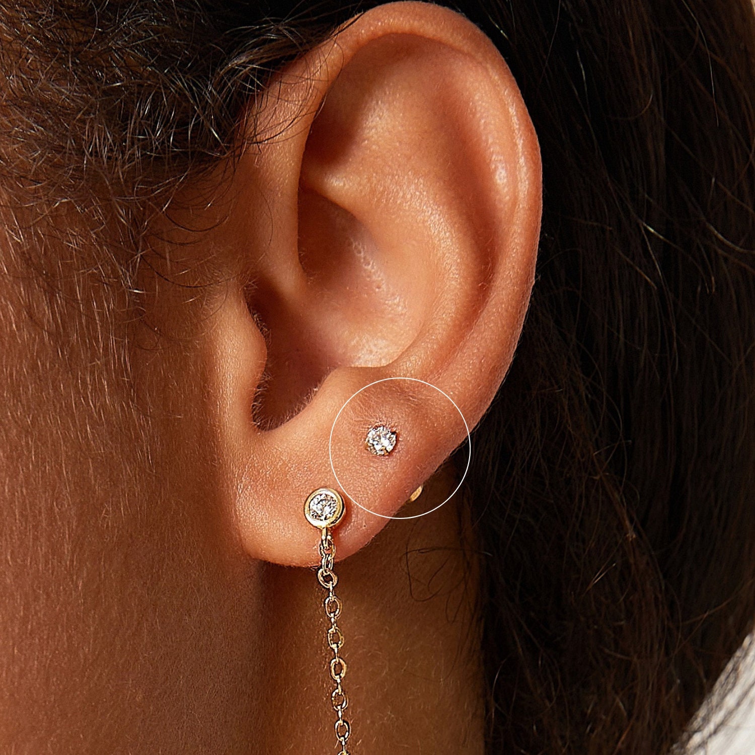 2nd Hole Earrings Etsy
