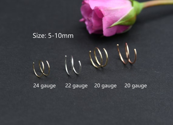 Spiral nose deals piercing