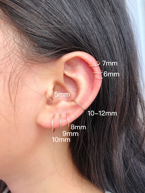 10mm cartilage hoop