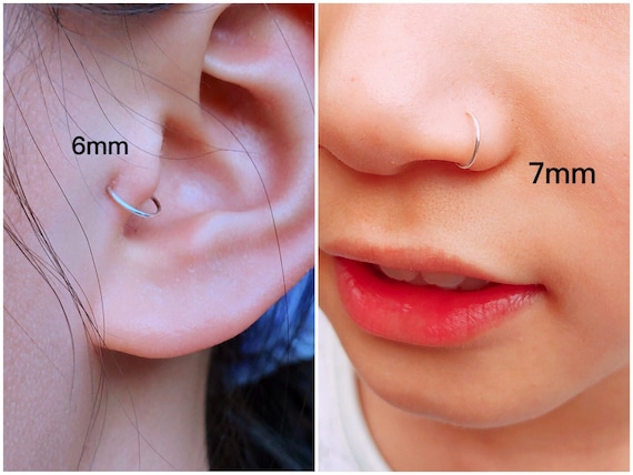 Cartilege Hoop, Helix Hoop, Tragus Hoop, Nose Hoop Ring piercing