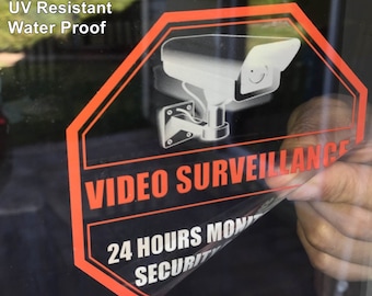 Aazon.co : Audio And Video Surveillance Caera Stickers - 3.5 X 2.5 Inch, 300 Labels Per Roll - Foto 8