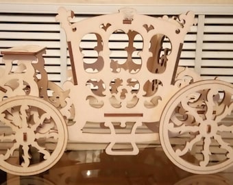 laser cut files Carriage  +SVG+DXF Instant Download