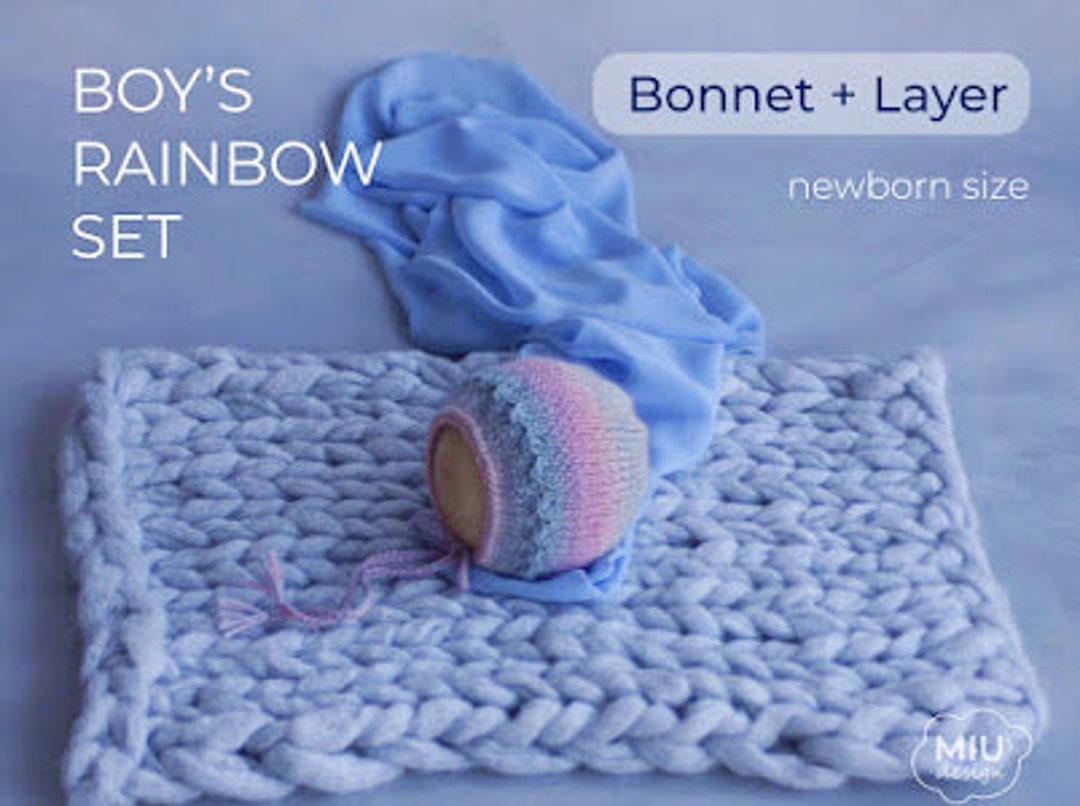 Rainbow Newborn Photo Propboy Photo Etsy