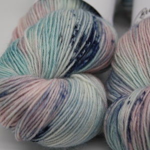 Mermaid Yarn 100g Soft Yarn SW Fine Pure Wool/ Nylon 75/25 Fingering weight/4 ply yarn BumpyYarn image 8