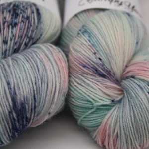 Mermaid Yarn 100g Soft Yarn SW Fine Pure Wool/ Nylon 75/25 Fingering weight/4 ply yarn BumpyYarn image 7