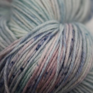Mermaid Yarn 100g Soft Yarn SW Fine Pure Wool/ Nylon 75/25 Fingering weight/4 ply yarn BumpyYarn image 10