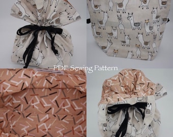 PDF Pattern, Dumpling Bag Pattern, Project Bag Pattern, Sewing Pattern, Bag Sewing Tutorial, BumpyCrafts Dumpling PDF Pattern,