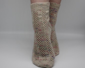 PDF Mr McGregor's Trellis Sock Knitting Pattern, Knitting Pattern, Lace Sock Knitting Pattern, BumpyCrafts PDF Pattern,