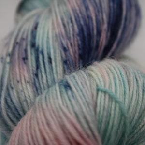 Mermaid Yarn 100g Soft Yarn SW Fine Pure Wool/ Nylon 75/25 Fingering weight/4 ply yarn BumpyYarn image 5