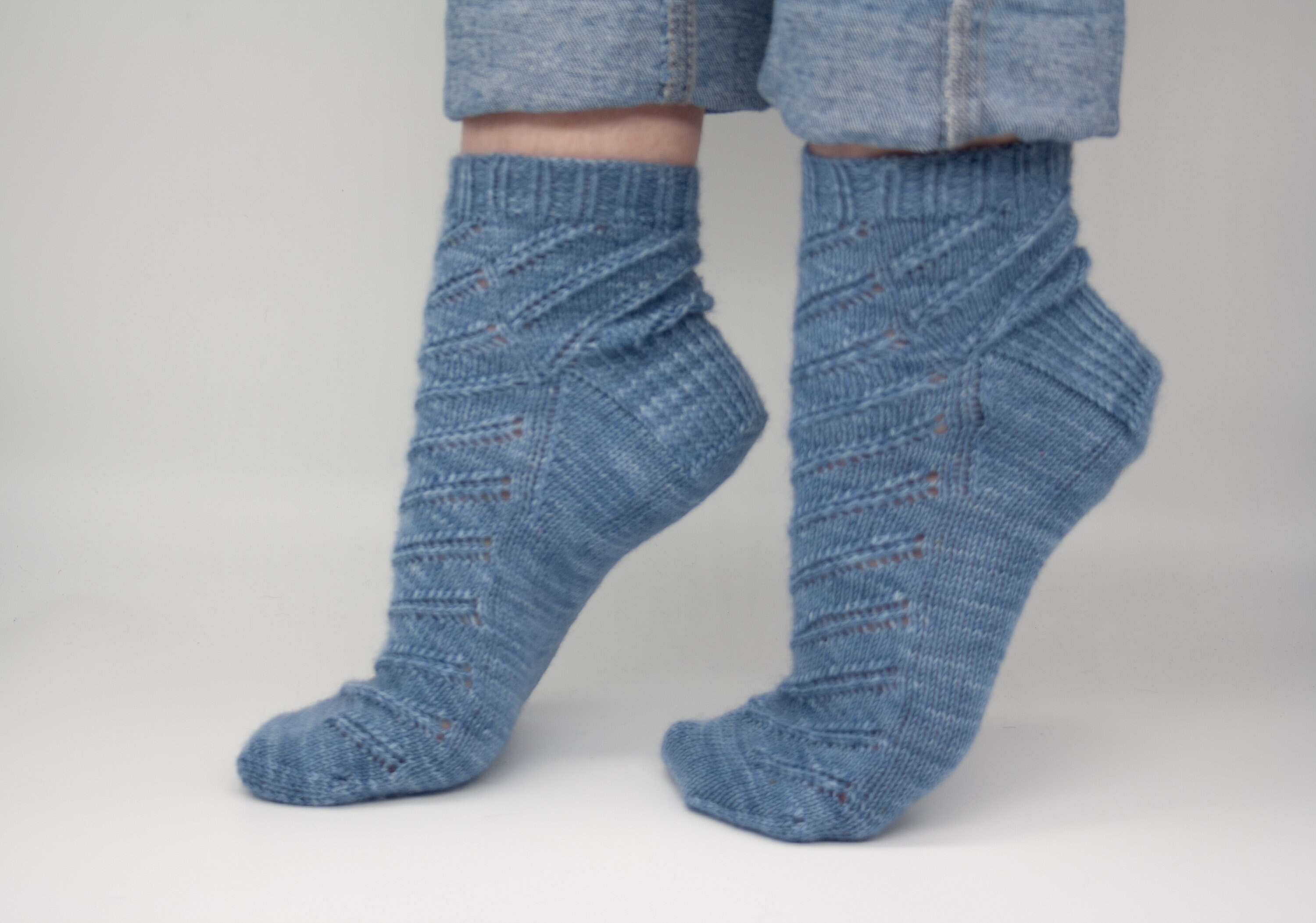 PDF Ripped Jeans Sock Knitting Pattern Knitting Pattern Lace - Etsy UK