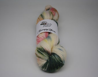 Afternoon Tea Yarn - 100g Soft Yarn SW Fine Pure Wool/ Nylon - 75/25 Fingering weight/4 ply yarn BumpyYarn