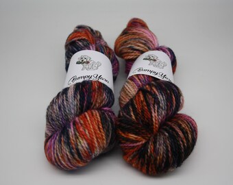 Magellanic Clouds Yarn  - 100g Aran SW Bluefaced Leicester Wool - Aran weight yarn BumpyYarn