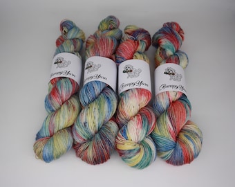Betty Sue Yarn - 100g BFL Yarn SW Bluefaced Leicester Wool/ Nylon - 75/25 Fingering weight/4 ply yarn BumpyYarn