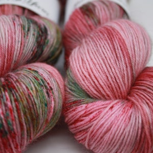 Hygge Holidays Yarn 100g Soft Yarn SW Fine Pure Wool/ Nylon 75/25 Fingering weight/4 ply yarn BumpyYarn image 5