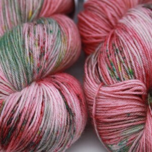 Hygge Holidays Yarn 100g Soft Yarn SW Fine Pure Wool/ Nylon 75/25 Fingering weight/4 ply yarn BumpyYarn image 4