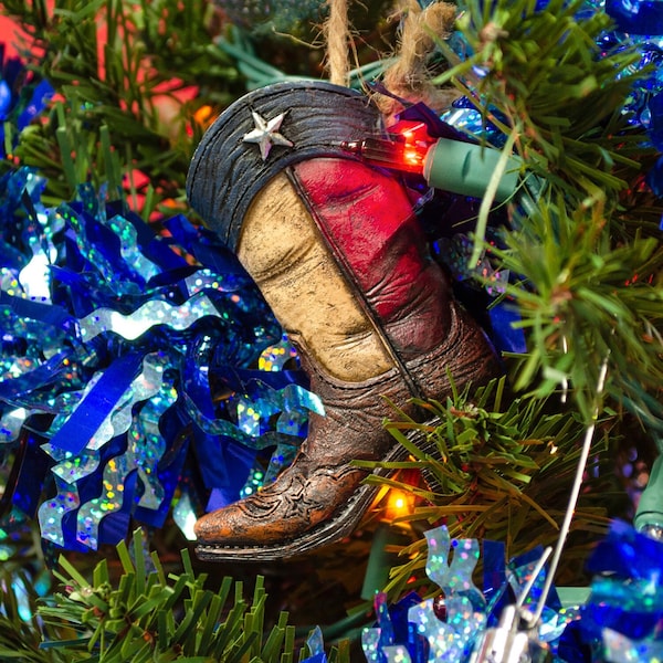 Cowboy Christmas Ornaments Etsy