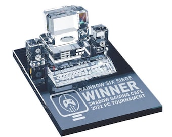 Crystal Computer Award | PC Gamer Desktop Figurine