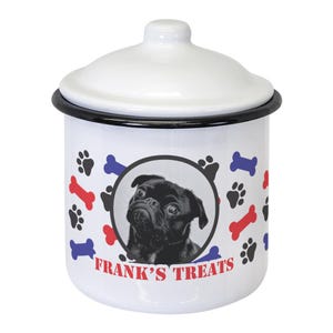 Personalized Canister with Lid | Full Color Custom Cookie Jar |  Printed Kitchen Container Gift