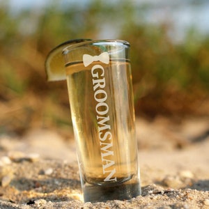 Personalized Wedding Themed Shooter Glass