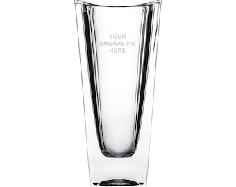 Custom Personalized - Crystal Opera Neue Vase 10"