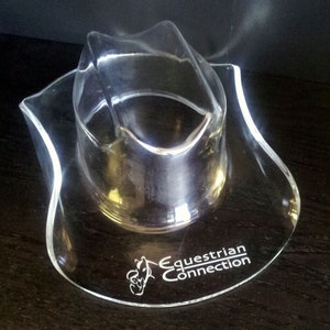 Engraved Acrylic Cowboy Hat Gift/Award