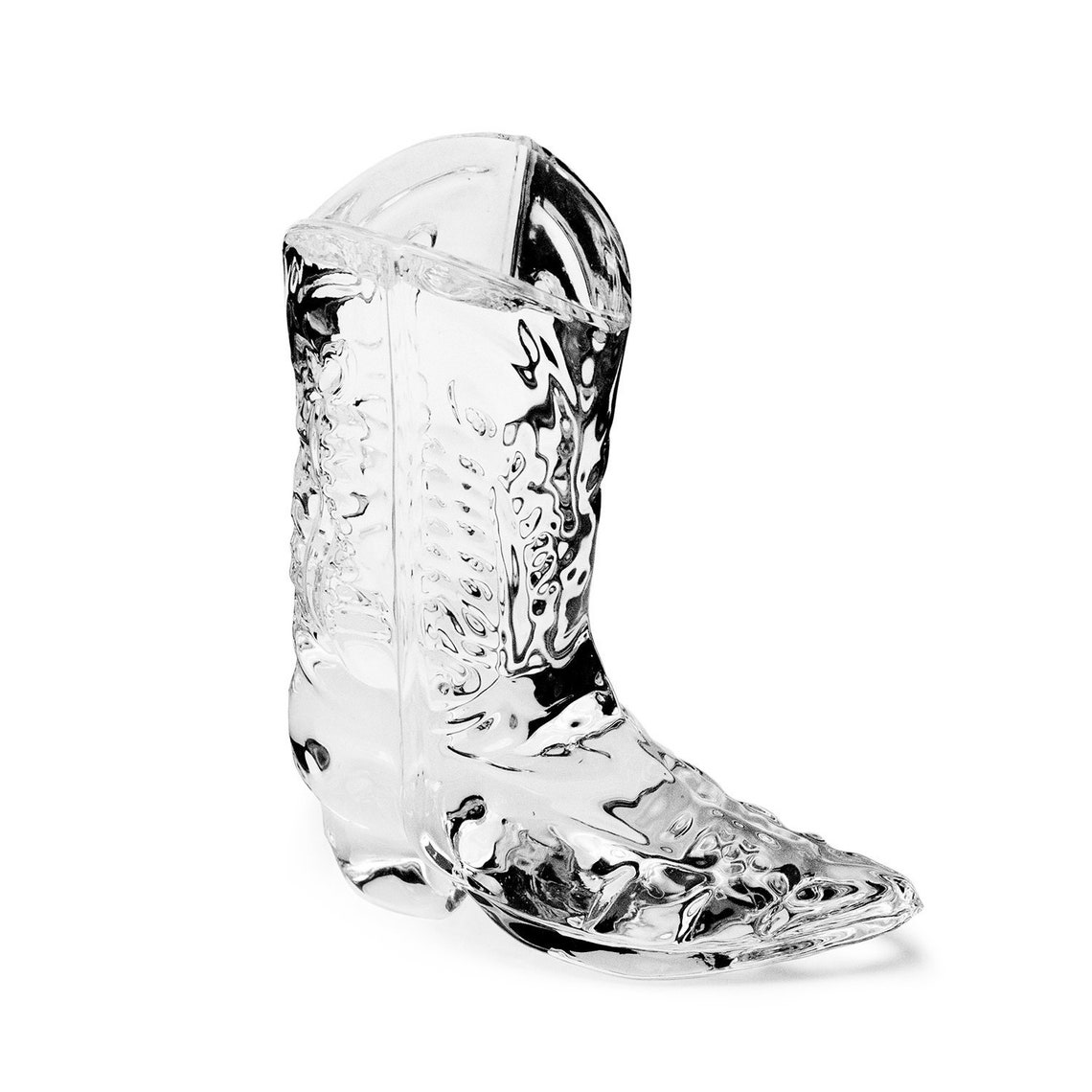 5 Crystal Glass Boot Ralph Lauren Style Cowboy Boot Etsy