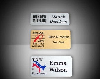 Personalized Magnetic Name Tags/Name Badges