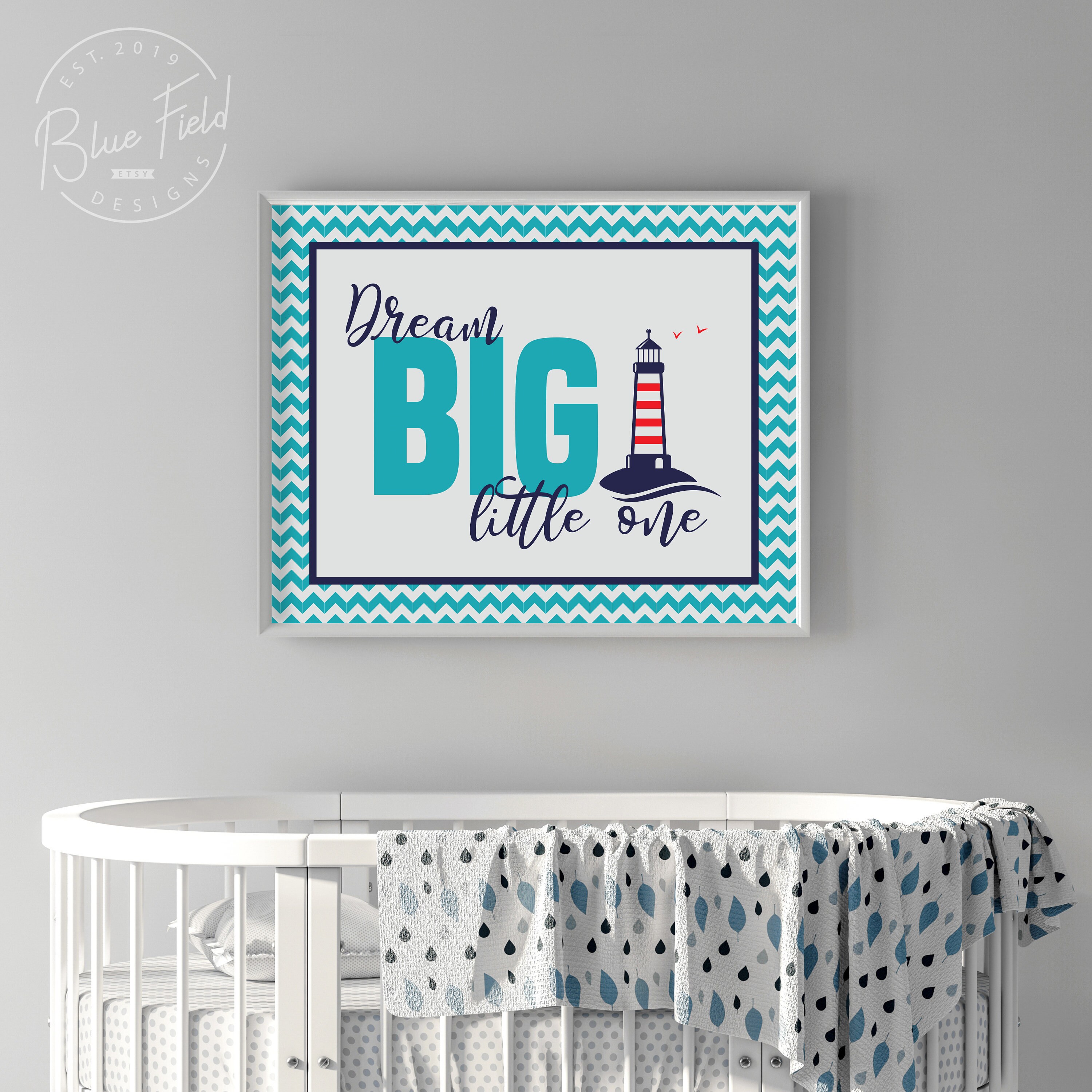 Dream Big Little One PRINTABLE Wall Art, Motivational Wall Art ...
