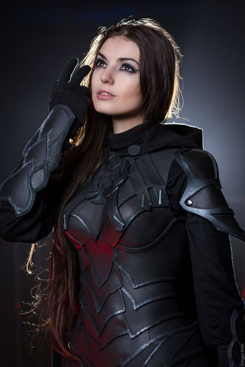 The Elder Scrolls SKYRIM Nightingale cosplay FEMALE armor | Etsy