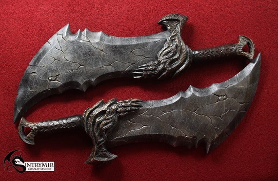 God Of War 4 Props Kratos Blades Of Chaos Replica Etsy