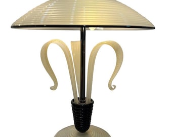 Fabulous Vintage Murano Glass Table Lamp by Formia Vivarini