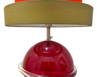 Vintage Murano Glass Table Lamp by Formia Vivarini