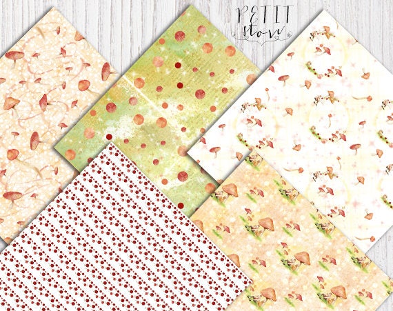 Summer Afternoon Watercolor Paper Pack Manga Background Baby Etsy