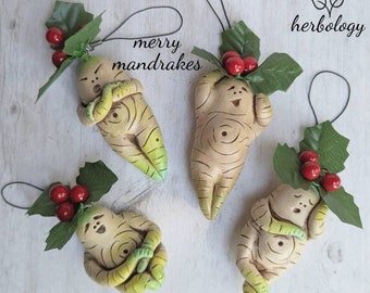 Mostly Merry Mandragora Sproutling Ornament