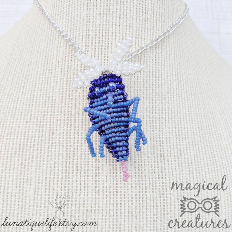 Beaded Billywig FaNtaStiC BeaSts pendant