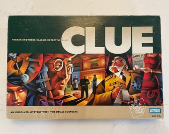 2002 VGC Complete* Clue Detective game Parker Brothers 00045