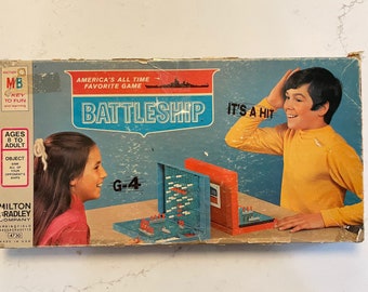 1971 Complete VGC Battleship game Milton Bradley 4730