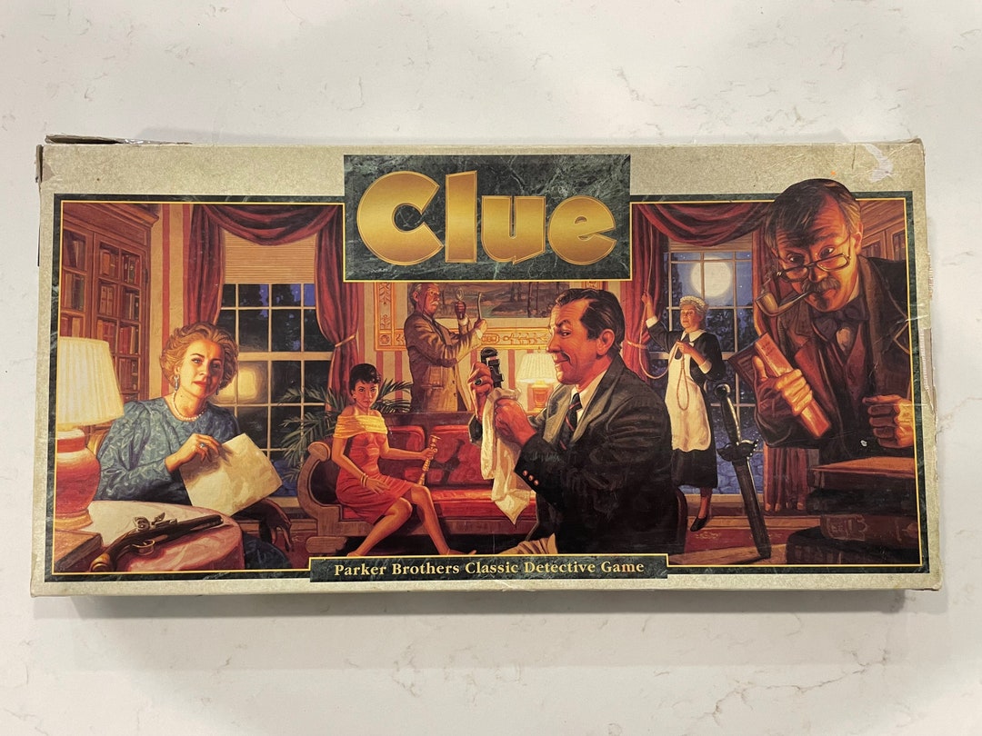 1992 Complete Clue Parker Brothers Classic Detective Game - Etsy