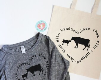 Vegan Gift Set,Vegan Shirt,Vegan Tote,Vegan Sticker,Vegan Gift for Her