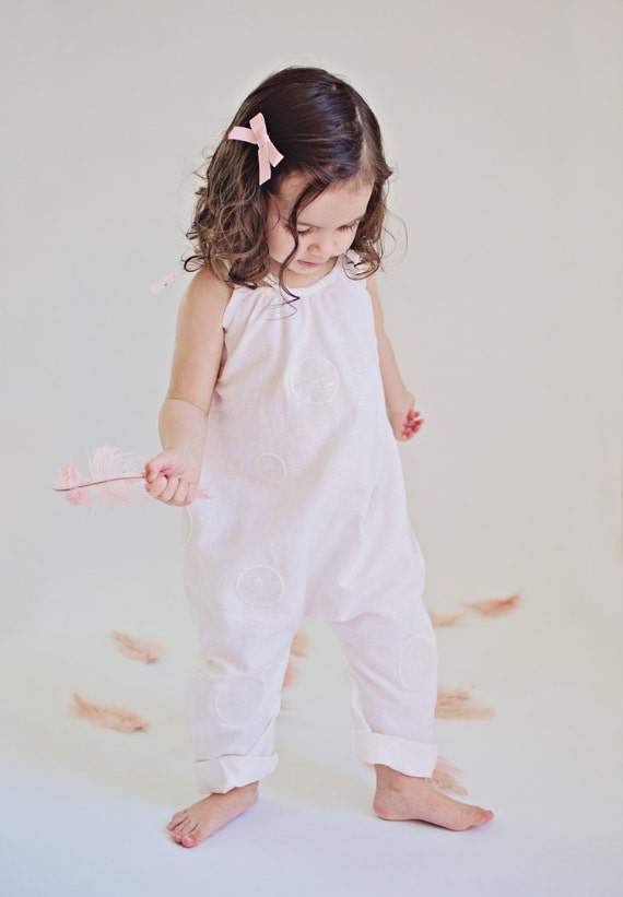 kids white jumpsuit
