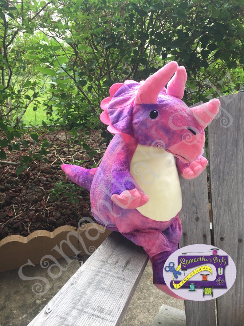 Personalized Stegosaurus Dino Adoption Gift Plush Dinosaur | Etsy