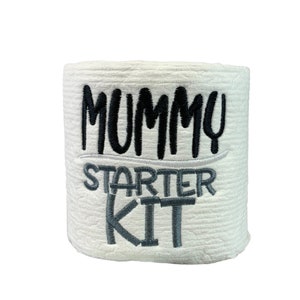 Embroidered Mummy Halloween Toilet Paper, Halloween Party gag gift
