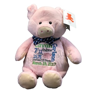 Pink pig, Personalized pink pig, Pink baby pig, pink piglet baby pig toy, Childs pig toy, Soft toy pig, Pig soft toy, Pig farm animal, pig