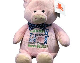 Cerdo rosa, cerdo rosa personalizado, cerdo bebé rosado, juguete de cerdo bebé lechón rosa, juguete de cerdo childs, cerdo de juguete suave, cerdo juguete suave, animal de granja de cerdos, cerdo