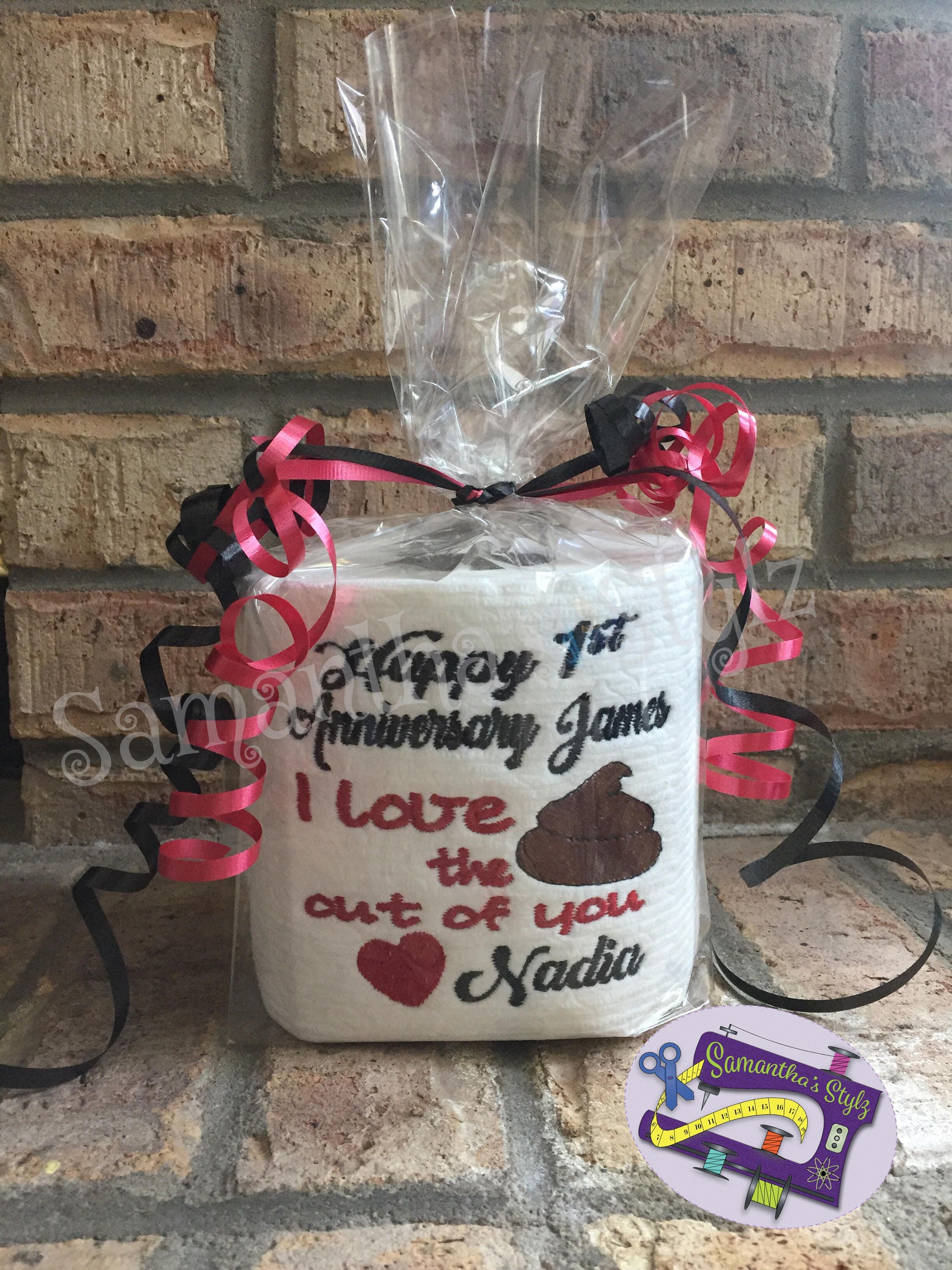 Custom paper anniversary gift for him Funny Anniversary gift Etsy