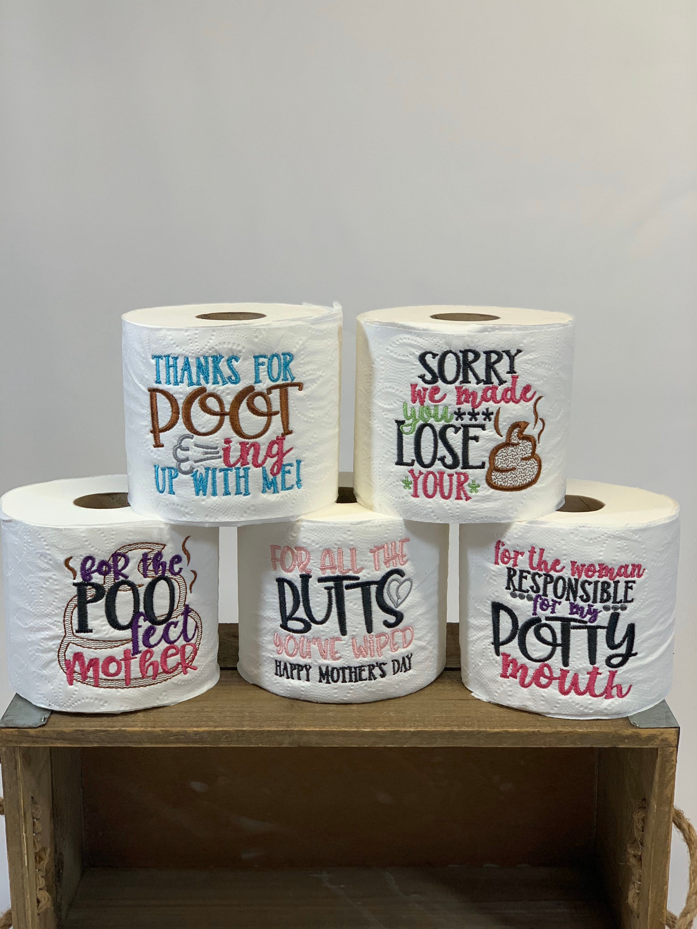 Toilet paper Gift funny toilet paper gift Funny humour gift Etsy